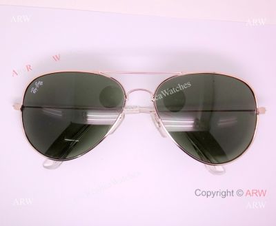 RayBan Aviator Black Sunglasses Rose Gold Frame Low Price